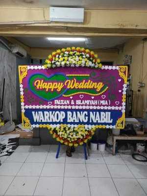 Papan Bunga di Kedokangabus Gabuswetan
